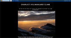 Desktop Screenshot of charliesclimb.blogspot.com