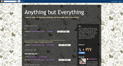 Desktop Screenshot of littlewhitelies-anythingbuteverything.blogspot.com