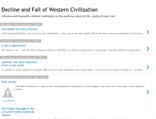 Tablet Screenshot of declineandfallofwesterncivilization.blogspot.com