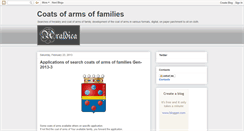 Desktop Screenshot of coatsofarmsoffamilies.blogspot.com