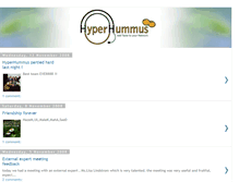 Tablet Screenshot of hyperhummus.blogspot.com