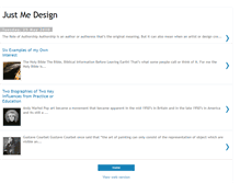 Tablet Screenshot of justmedesign.blogspot.com