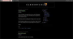Desktop Screenshot of cloverfield-source.blogspot.com