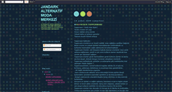 Desktop Screenshot of jandarkalternatifmoda.blogspot.com