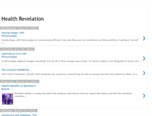 Tablet Screenshot of healthrevelation.blogspot.com