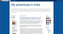 Desktop Screenshot of carolineadventuresinindia.blogspot.com