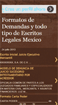 Mobile Screenshot of escritos-legales-mexico.blogspot.com