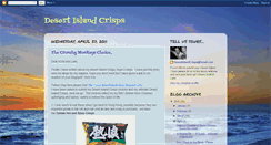 Desktop Screenshot of desertislandcrisps.blogspot.com