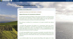 Desktop Screenshot of contaminacion2010-susan.blogspot.com