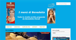 Desktop Screenshot of menudibenedetta.blogspot.com