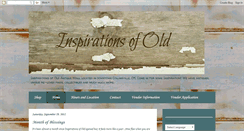 Desktop Screenshot of inspirationsofold.blogspot.com