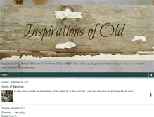 Tablet Screenshot of inspirationsofold.blogspot.com