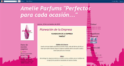 Desktop Screenshot of amelieparfums.blogspot.com