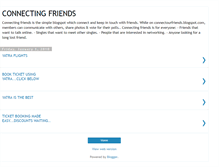 Tablet Screenshot of connectourfriends.blogspot.com