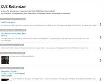 Tablet Screenshot of cuerotterdam.blogspot.com
