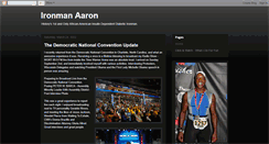 Desktop Screenshot of ironmanaaron.blogspot.com