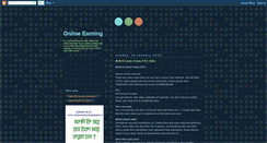 Desktop Screenshot of online-earning-blog.blogspot.com