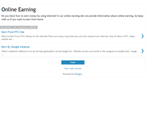 Tablet Screenshot of online-earning-blog.blogspot.com