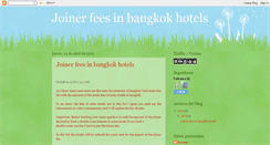 Desktop Screenshot of joinerfeesinbangkok.blogspot.com