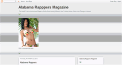 Desktop Screenshot of alabamarapperreview.blogspot.com