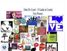 Tablet Screenshot of dontbecruel-aguidetocrueltyfreebeauty.blogspot.com