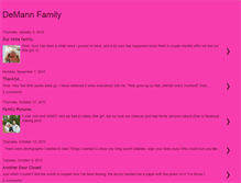 Tablet Screenshot of demann-family.blogspot.com