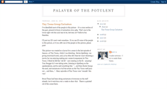 Desktop Screenshot of potulentpalaver.blogspot.com