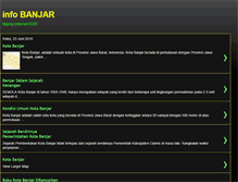Tablet Screenshot of info-banjar-jabar.blogspot.com