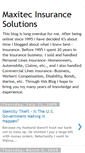 Mobile Screenshot of maxitecinsurancesolutions.blogspot.com