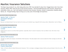 Tablet Screenshot of maxitecinsurancesolutions.blogspot.com