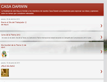 Tablet Screenshot of casadarwin.blogspot.com