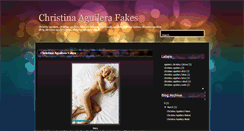 Desktop Screenshot of christina-aguilera-fakes.blogspot.com