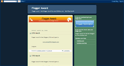 Desktop Screenshot of floggeraward.blogspot.com