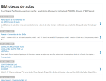 Tablet Screenshot of bibliotecasdeaulas.blogspot.com