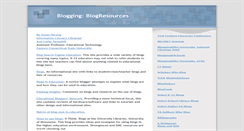 Desktop Screenshot of blogresources.blogspot.com