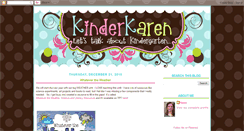 Desktop Screenshot of kinderkaren.blogspot.com