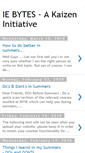 Mobile Screenshot of iebytes.blogspot.com
