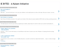 Tablet Screenshot of iebytes.blogspot.com