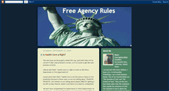 Desktop Screenshot of freeagencyrules.blogspot.com