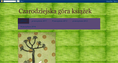 Desktop Screenshot of czarodziejskagoraksiazek.blogspot.com