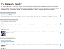Tablet Screenshot of ingenuityinsider.blogspot.com