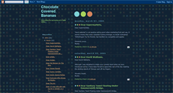 Desktop Screenshot of chocolatecoveredbananas.blogspot.com