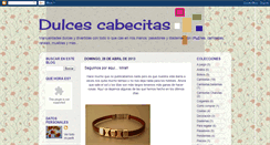 Desktop Screenshot of dulcescabecitas.blogspot.com