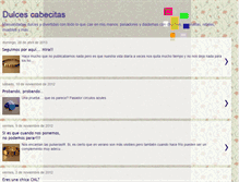 Tablet Screenshot of dulcescabecitas.blogspot.com