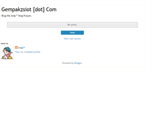 Tablet Screenshot of gempakzsiot.blogspot.com