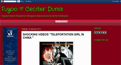 Desktop Screenshot of ceciterdunia.blogspot.com