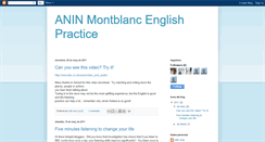 Desktop Screenshot of montblancenglish.blogspot.com