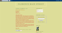 Desktop Screenshot of florencemainstreet.blogspot.com