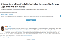 Tablet Screenshot of chicagobearsclassifieds.blogspot.com
