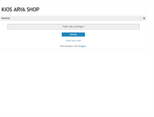 Tablet Screenshot of kiosaryashop.blogspot.com